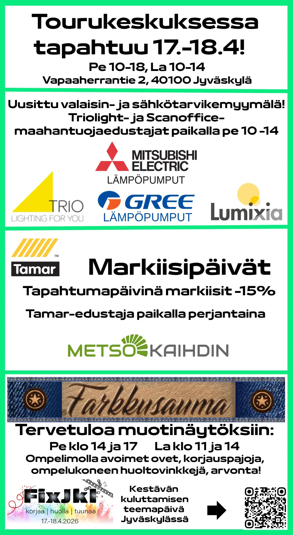 Tourukeskuksessa tapahtuu (82 x 150 mm) Tourukeskuksessa-tapahtuu